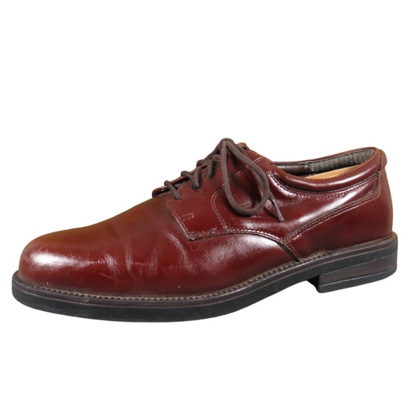 Nunn Bush Men\'s 10.5‎ Brown Leather Oxford Dress Shoes Classic Lace-Up Comfort main image 5